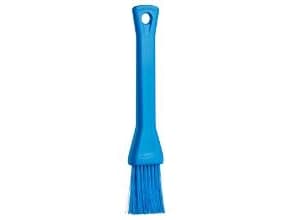 Levnedsmiddelpensel, Vikan, 19,5x3x1,5cm, blå, polyester/PP/rustfrit stål, 3 cm - (10 stk.)