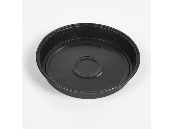 Kakkuvuoka pyöreä musta uuniin Ø147x24mm 800kpl/pakkaus Ecos - (800 kpl)