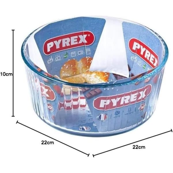 PYREX klassisk souffléform av glasartiklar 21 cm transparent