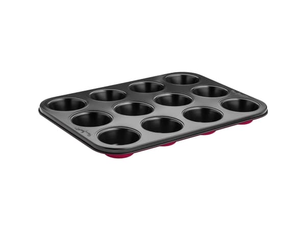 Lamart LT3072, Muffinsform, Rektangulær, Flat overflate, 60 °C, 230 °C, Sort, Rød
