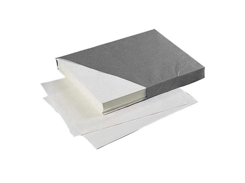 Pergament 50x75cm 45g hvid 10kg/pak - (10 kilogram pr. pakke)