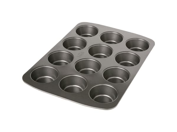 RBV Birkmann 881105, Muffinsform, Rektangulær, Flat overflate, Sort, 370 mm, 260 mm