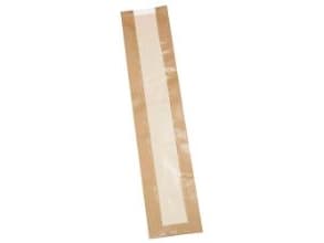 Flutespose 140/40x665 mm FSC 40 gr med Rude 100% Papir Brun,500 stk/krt