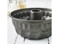 Miniatyrbilde 4 av 4: RBV Birkmann 881099, Kakering, Rund, Rillet overflate, 2,7 l, Sort, 220 mm