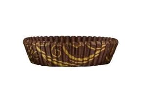 Kagekapsel nr 12 ø70x20 mm Brun/Guld,4 pk x 500 stk/krt