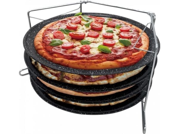 KingHoff 4 BLACH DO PIECZENIA PIZZY KINGHOFF KH-1553