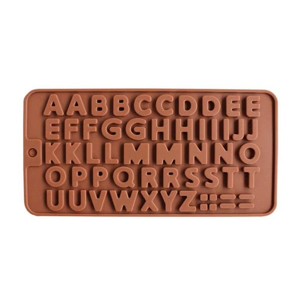 Chokoladeform, Bogstaver, Alfabet - Isform, Pralineform