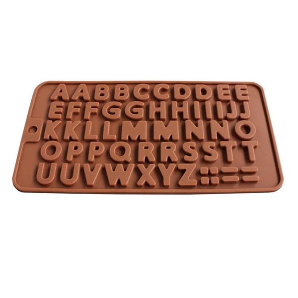 Chokoladeform, Bogstaver, Alfabet - Isform, Pralineform