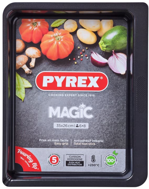 Bakplåt Magic Pyrex rektangulär 35 x 26 cm