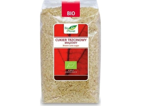 BIO PLANET CANE BROWN SUGAR BIO 500 g - BIO PLANET