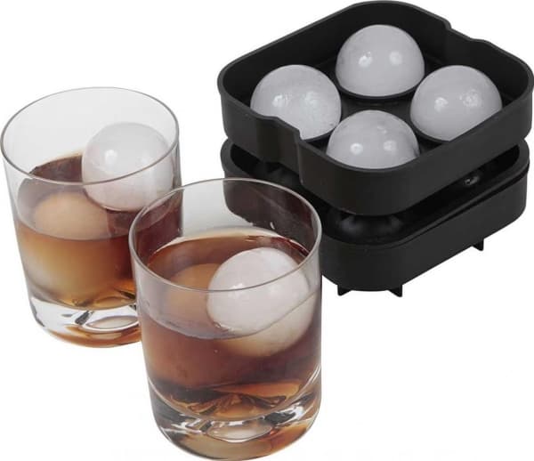 Alpenburg SILIKONFORMULÄR FÖR 4 ISBOLLAR FÖR DRINKAR OCH DRINKAR