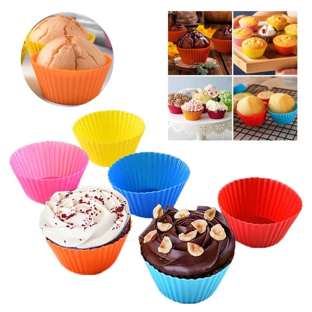 Silikon Muffinsformar / Bullformar - 12-Pack Bakformar