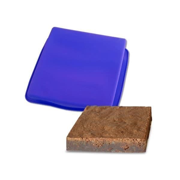 Brownieform - Hem - Silikon - Fyrkantig - Blå - Tål frys och diskmaskin