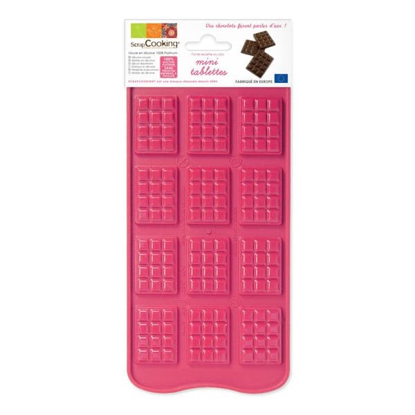 Chokladform - Mini-tablett - Scrapcooking