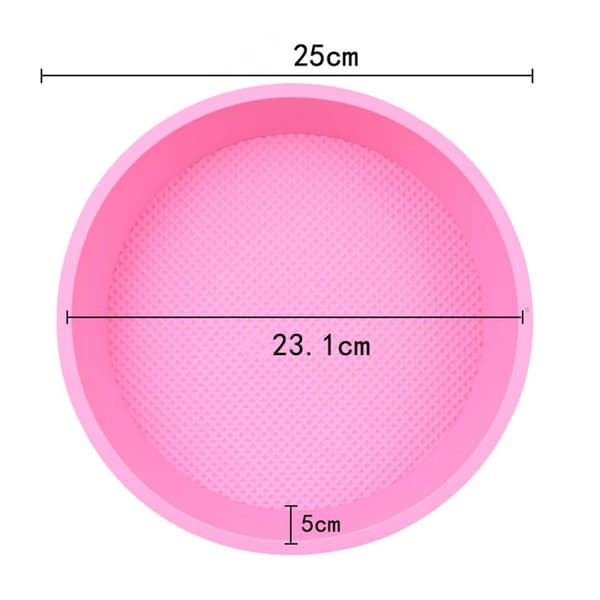 Stor Rund Bakform Silikon Tårtform 23cm