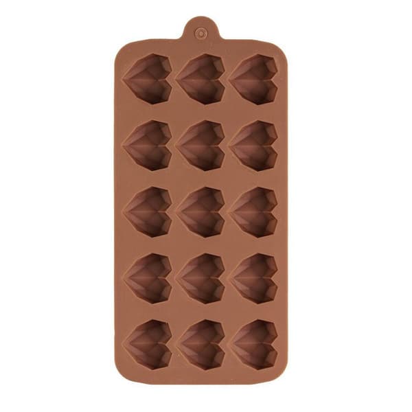Silikonform for baking - 15 hjerter