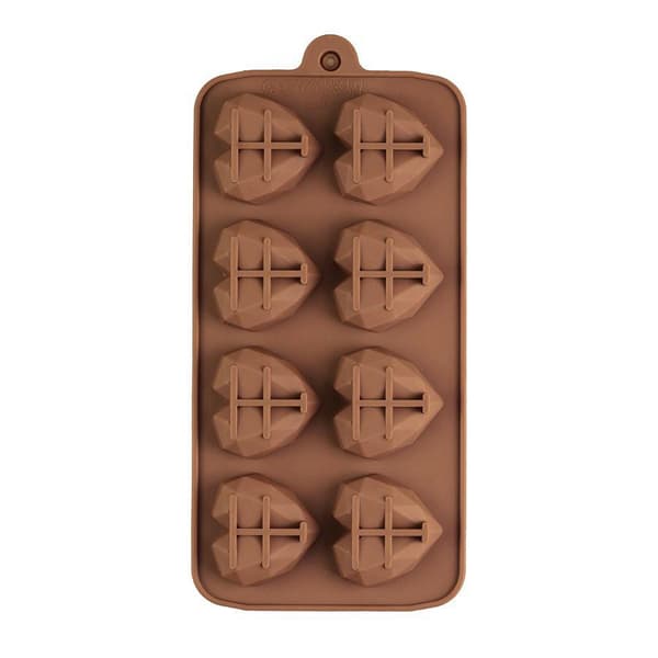 Silikonform for baking - 8 hjerter