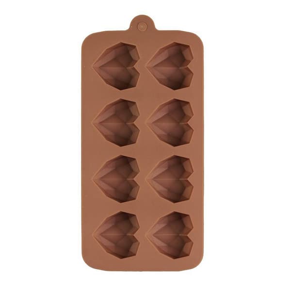 Silikonform for baking - 8 hjerter