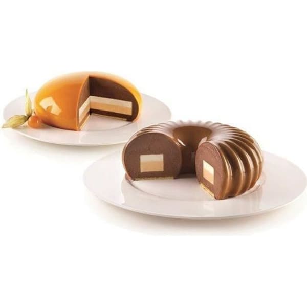 Moule för flera insatser - SILIKOMART - MULTI INSERTO RUND - Silikon - 17,6 cm - 600ml