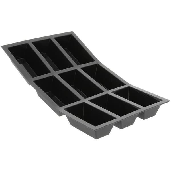 DE KÖPARE Smidig kakform - 9 ställen - Silikon - Svart
