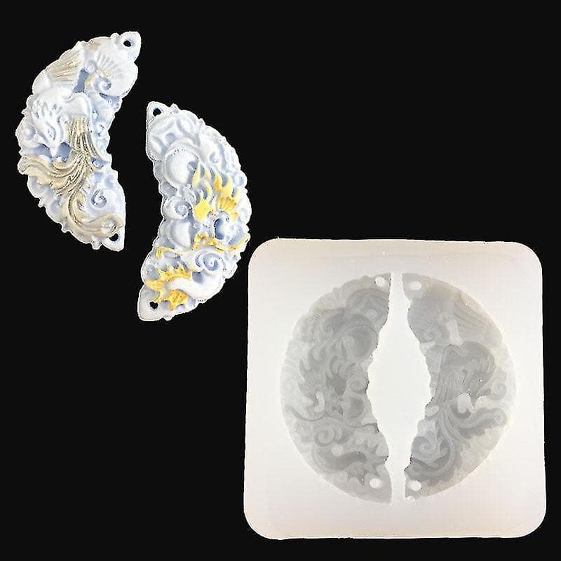 Hmwy-phoenix Yupei Shape Aromaterapi Gips Mögel - 2st