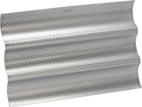 Patisse baguette form 38 x 24 cm sølv stål