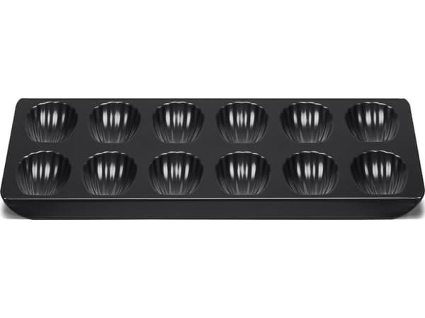 Patisse form madeleine 40 cm svart stål