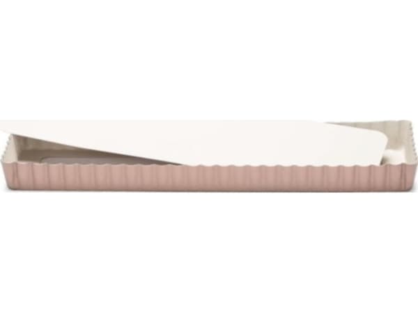 Konditoriveke med løs bunn 35 x 11 cm stål kobber/sand