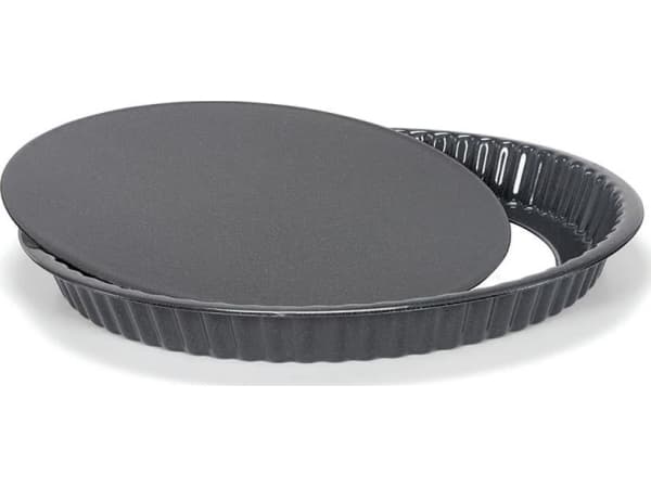Patisse quiche shape with loose bottom 30 cm steel anthracite