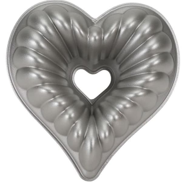 Elegant Heart Bundt 3D hjärtform