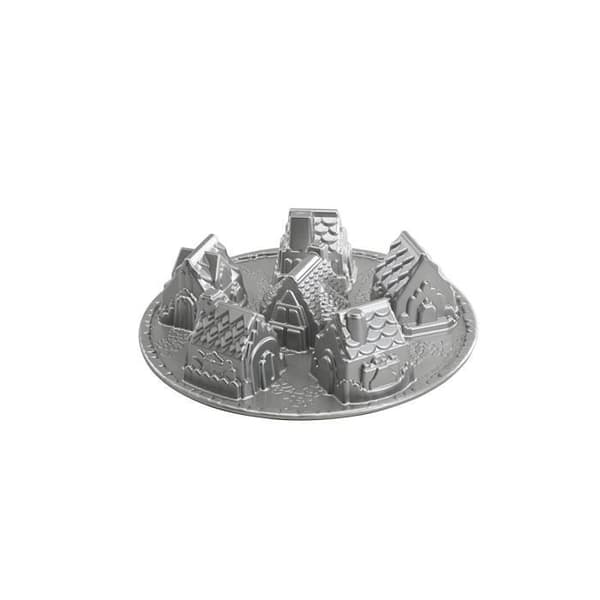 Nordicware 81948 Kakfat, Mysig Village Design, Gjuten Aluminium, Non-Stick beläggning