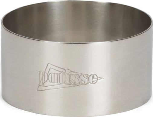 Patisse trimring 7 cm rustfritt stål sølv