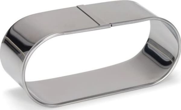 Patisse slipper bakform mini 11 cm rostfritt stål silver
