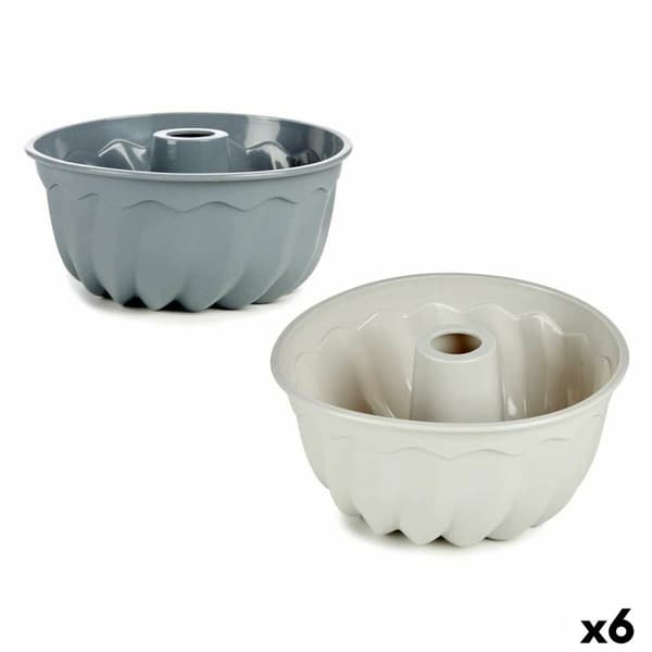 Bakform Kinvara HH026 Ljusgrå Mörkgrå Silikon 22 x 10 x 22 cm Ring (6 antal)