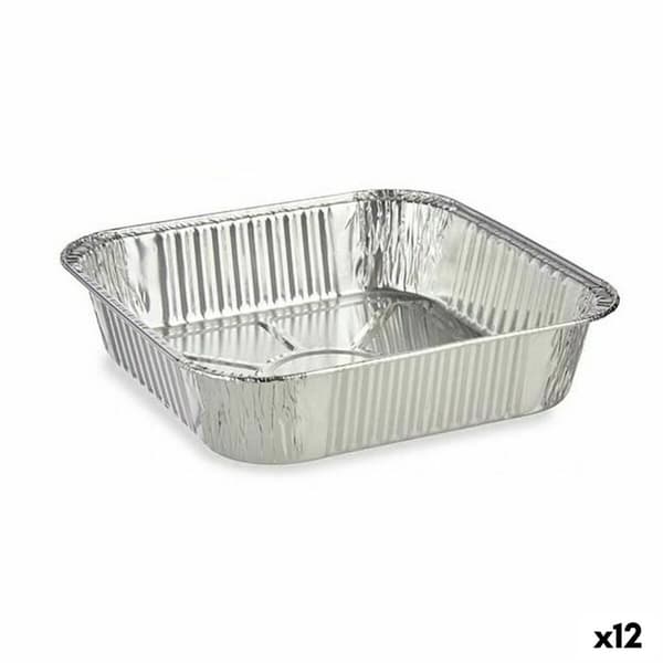 Set med matbrickor Kinvara 23241 Disponibel Fyrkantig 12 antal