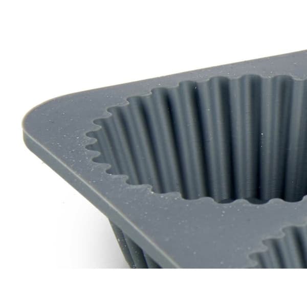 Muffinform Kinvara HH341 Lysegrå Mørkegrå 25,5 x 3 x 17,5 cm Muffins (6 enheder)