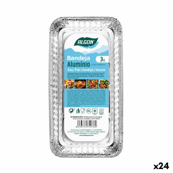 Uppsättning med Brickor Algon 24 antal