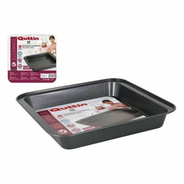 Bageplade Quttin GR-52283 Firkantet 27 x 25,5 x 4,2 cm (12 enheder)