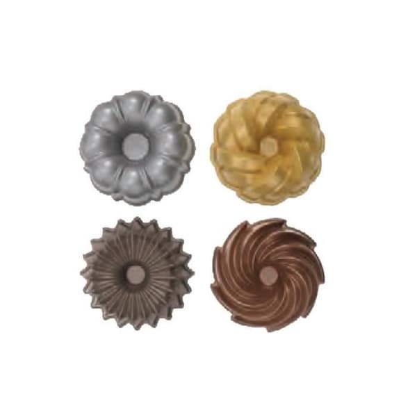 Set med 4 Bundt magneter