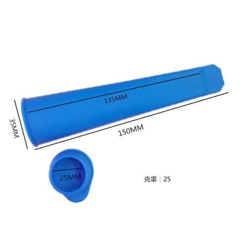 3st silikonisform Push Up Ice Cream Popsicle Mould (slumpmässig färg)
