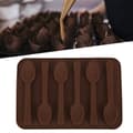 Miniatyrbild 3 av 4: CEN Tårtform Tårta Chokladform Non-stick skedform DIY Bakform Verktyg Bakverk