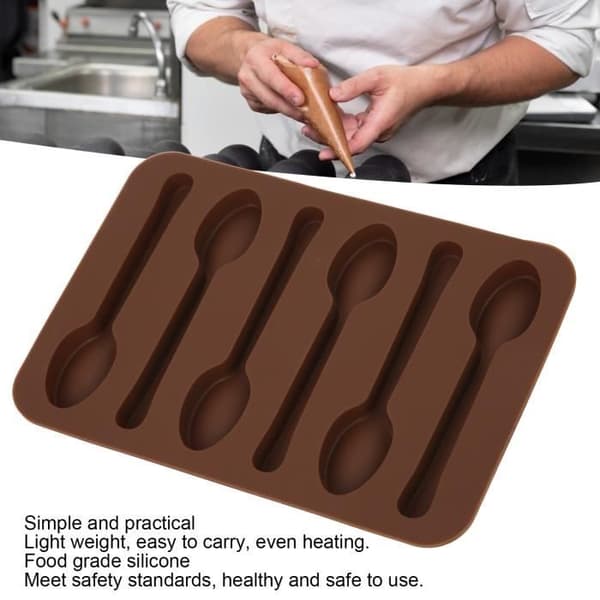 Tårtform non-stick choklad kaka sked form DIY bakform-CET