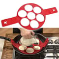 Miniatyrbild 2 av 4: Äggverktyg - Non Stick - Omelettform - Silikon - Miljövänlig - Röd