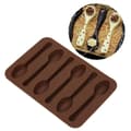 Miniatyrbild 3 av 4: Fdit DIY Bakform Kaka Choklad Non-Stick Form Sked Form DIY Bakform Verktygsredskap