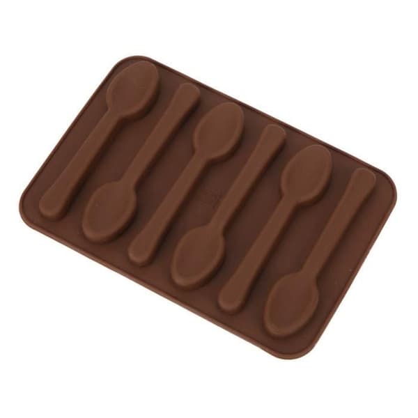 Fdit DIY Bakform Kaka Choklad Non-Stick Form Sked Form DIY Bakform Verktygsredskap