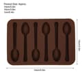 Miniatyrbild 3 av 4: Tårtform non-stick choklad kaka sked form DIY bakform-FUT