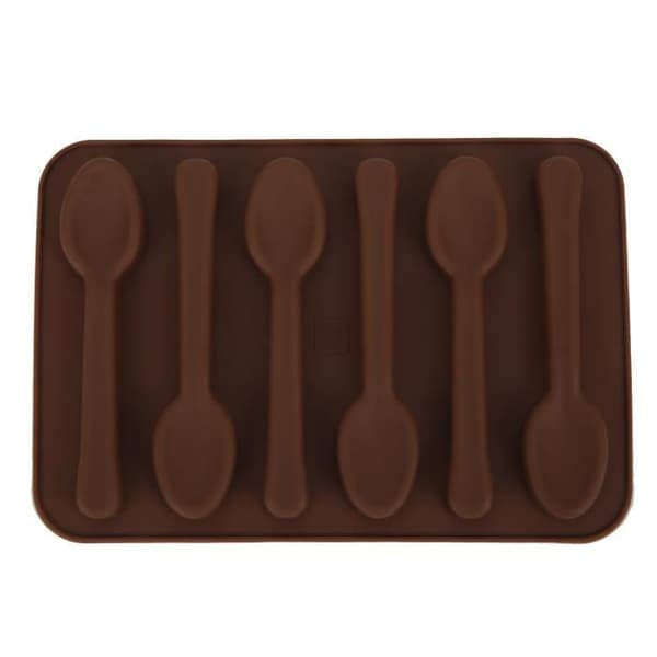Tårtform Non-stick chokladkaka sked form DIY bakform