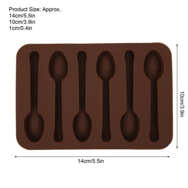 YICUI Tårtform Kaka Chokladform Nonstick skedform DIY Bakform Verktyg Bakverk