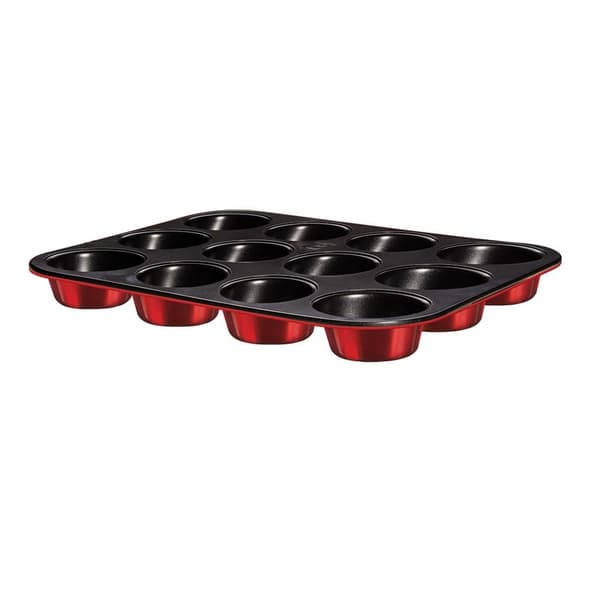 MUFFIN BAKING MOLDER X12 BERLINGER HAUS BURGUNDY BH-1544
