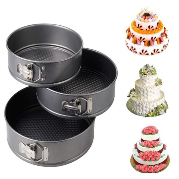 TÅRTDÄCK BAKFORMAR 3 ST. 20/22/24 cm E-8042